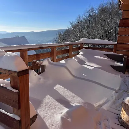 Domek Drewniany W Gorach Jacuzzi & Balia - Osada Chelm Stroza Exterior photo